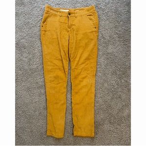 Pilcro and the Letterpress Yellow Corduroy Jeans
Size: 27